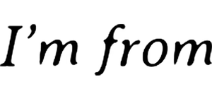 I Am FROM Logo